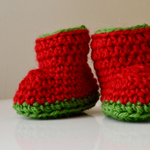 Bessie Geen Naai Baby Booties