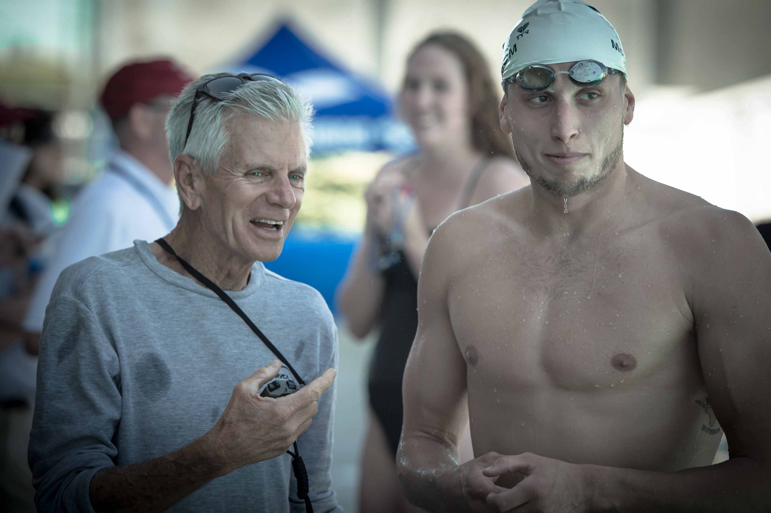 Swim coach Jack Roach