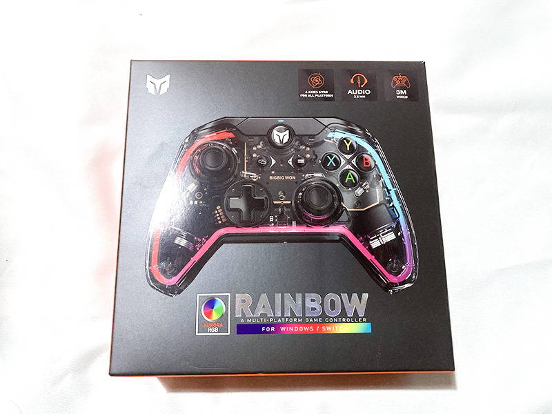 bigbig won rainbow rgb controller package front view