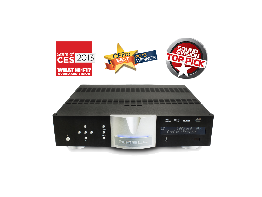 KRELL Foundation 4K UHD Processor HDMI 2.0 HDCP 2.2 technology award winning delivering a supremely music experience