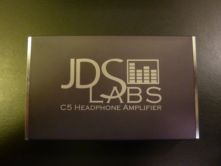 Jds Labs C5 Portable Headphone Amplifier Lightly used, Slate Color, OBO