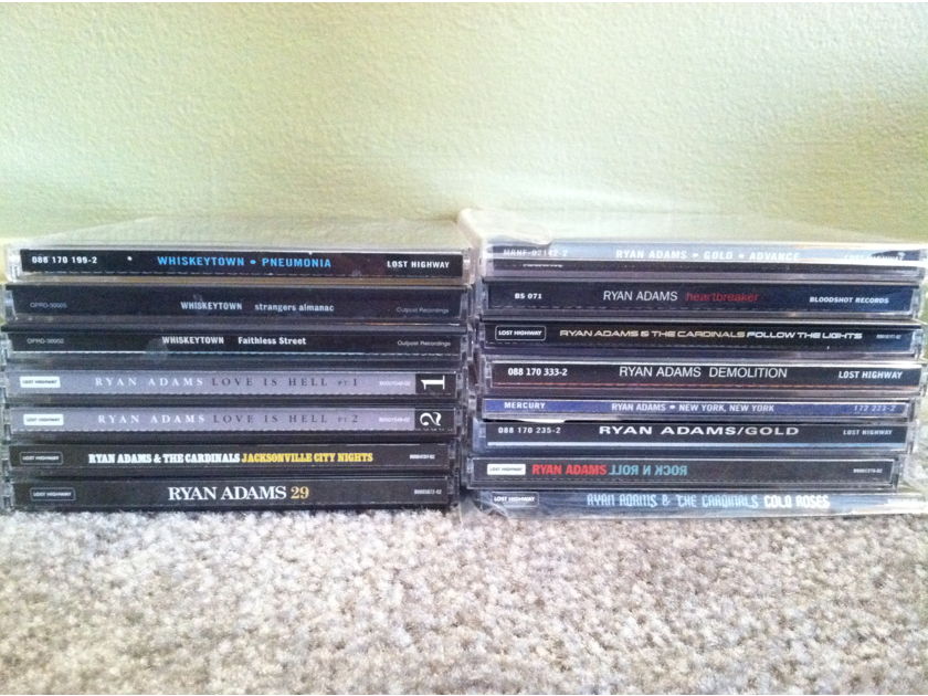 Ryan Adams - Lot of 20 CDs and 1 DVD Free Shipping & Free Paypal