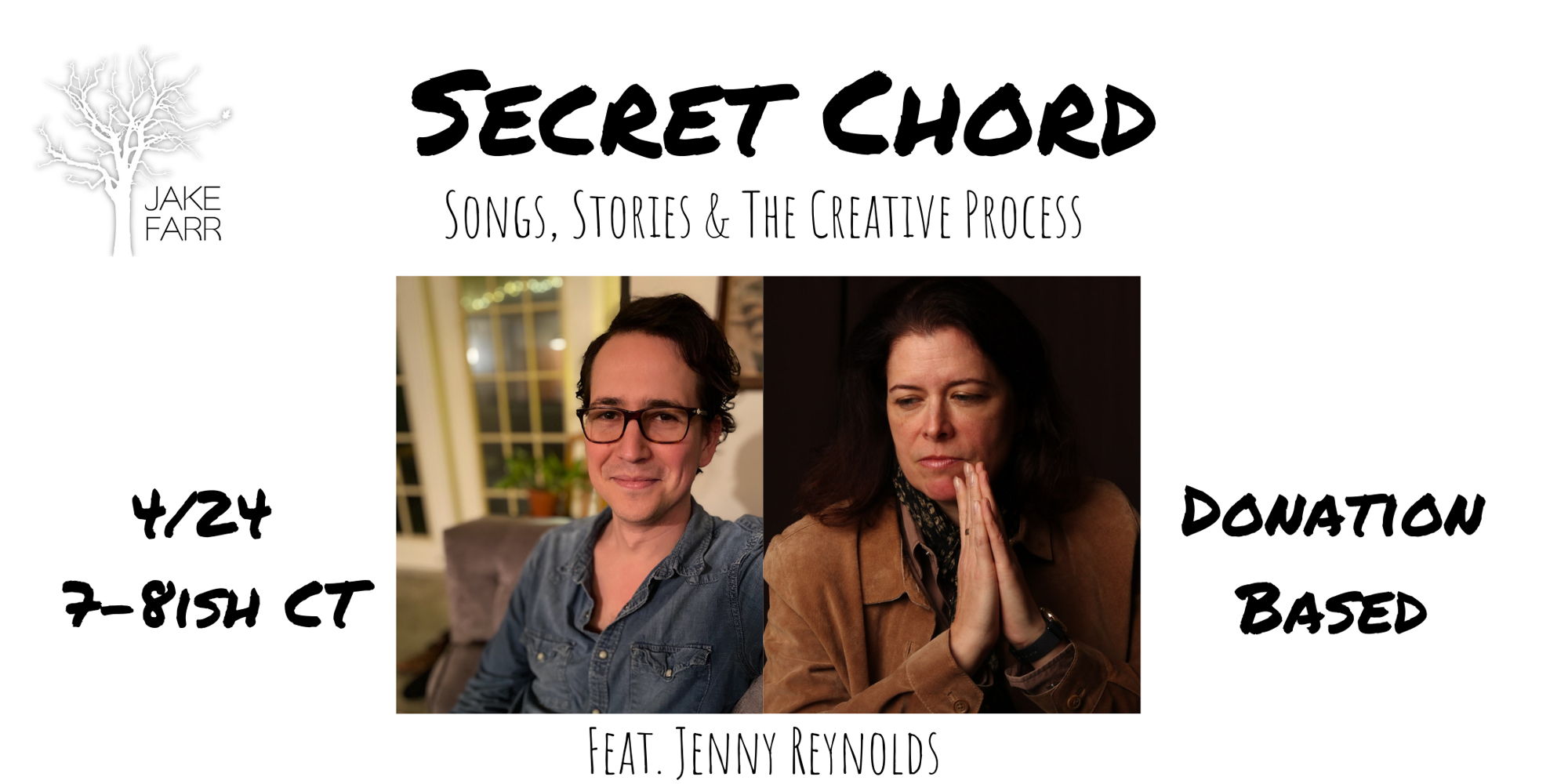 Jake Farr's Secret Chord with Jenny Reynolds promotional image