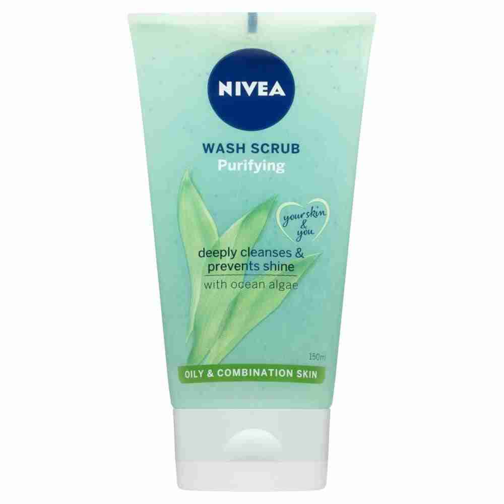 Nivea Daily Essentials Purifying Face Wash & Scrub 150Ml