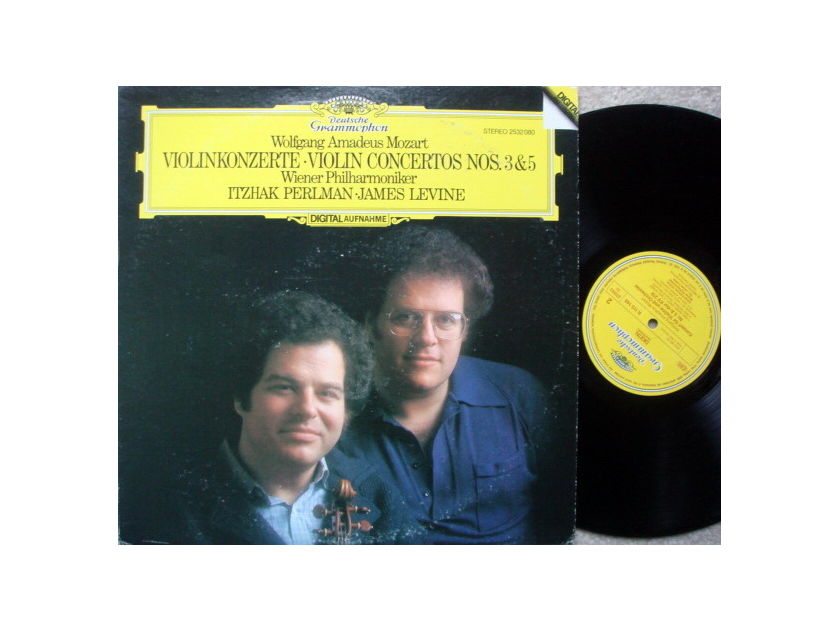 DG Digital / Mozart Violin Conerto No.3 & 5, - PERLMAN/LEVINE/VPO, NM!