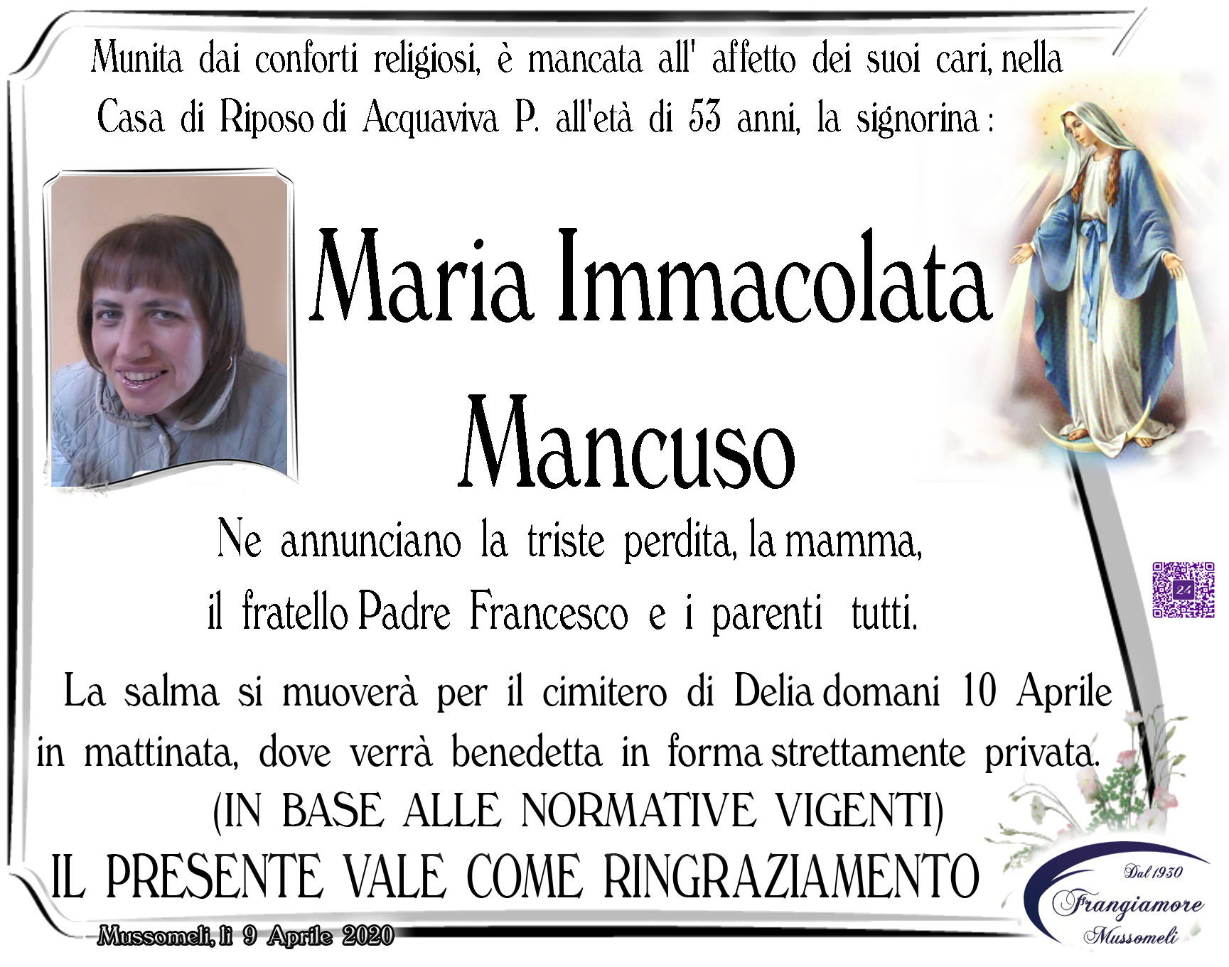 Maria Immacolata Mancuso