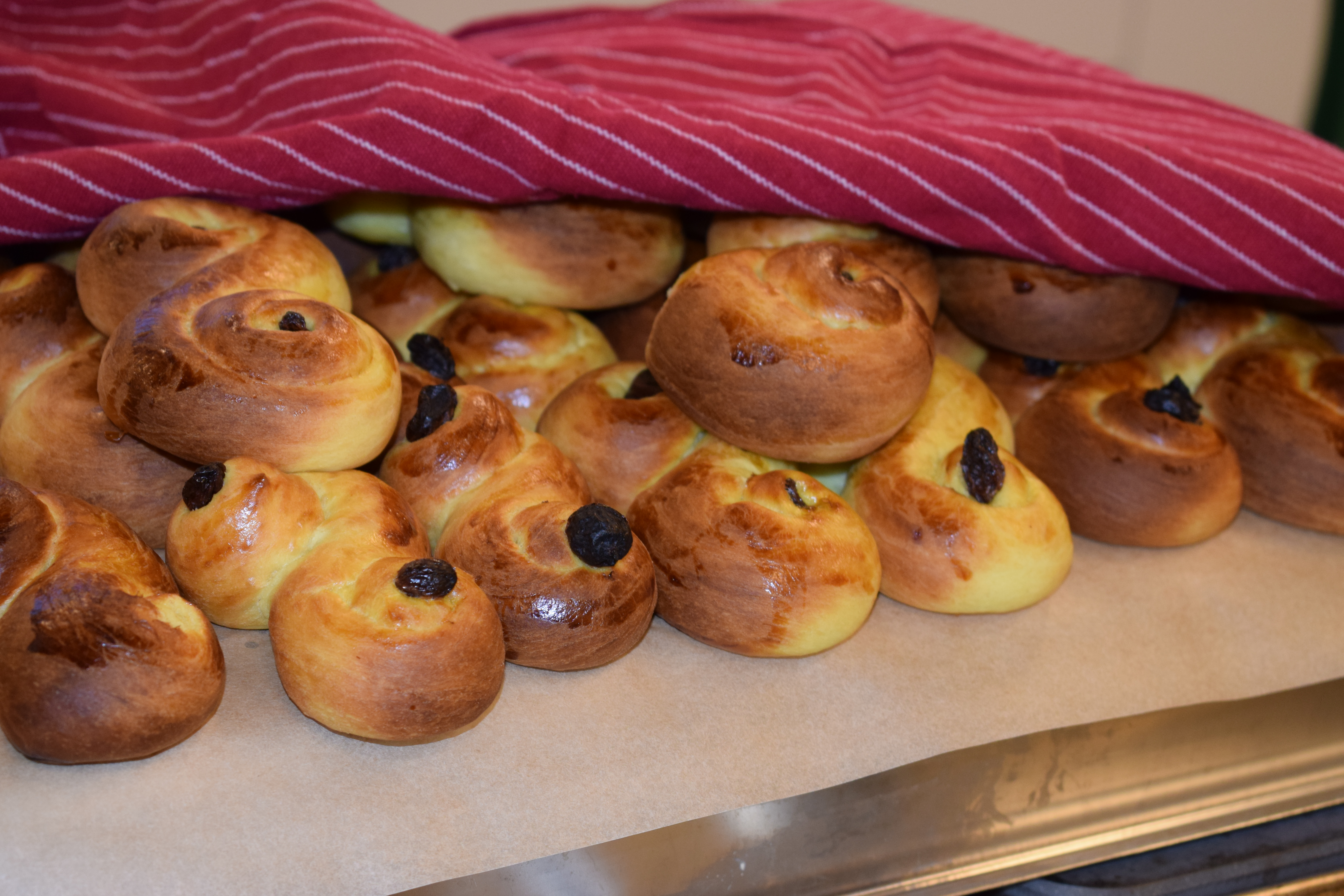 Adventskaffe lussekatter