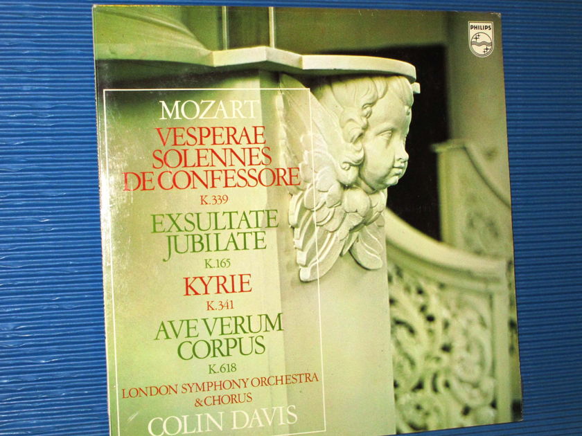 MOZART / Davis / LSO Orch & Chorus  - "Vesperae Solennes De Confessore K.339" -  Philips 1972 Dutch Pressing SEALED
