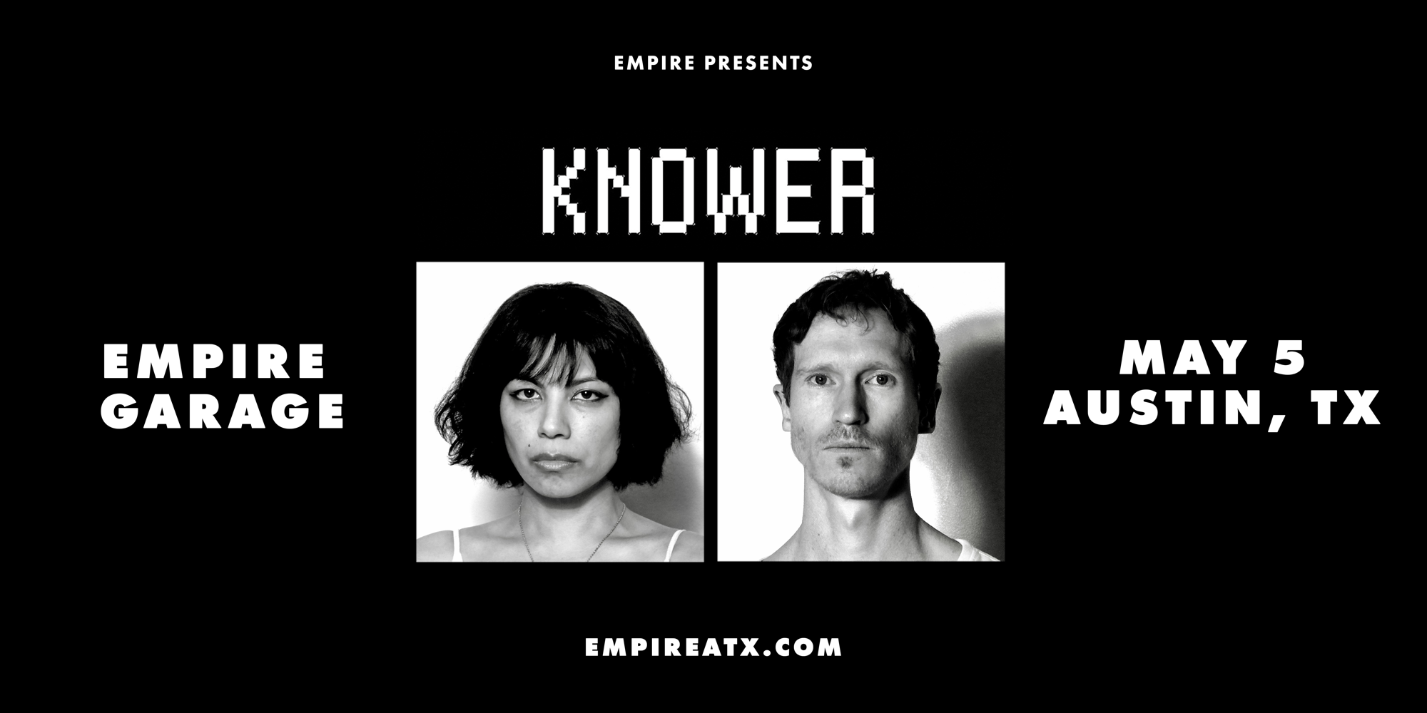 Empire Presents: KNOWER at Empire Garage on 5/5 promotional image