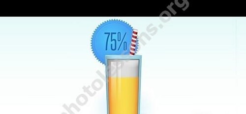 Исходник PSD - индикатор загрузки для Фотошоп