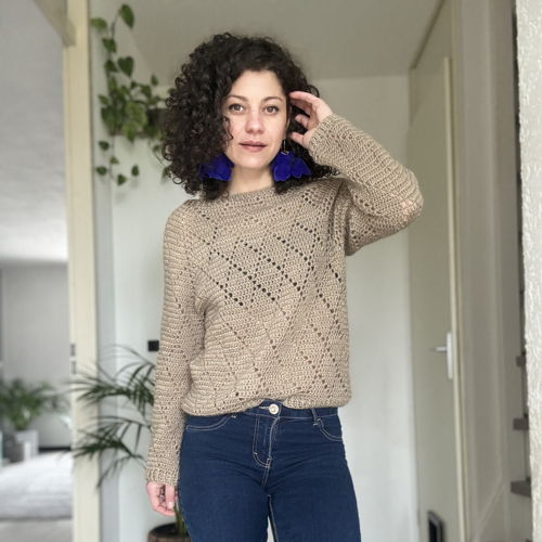 Gezellige en stijlvolle trui | Mijn schitterende trui haakpatroon