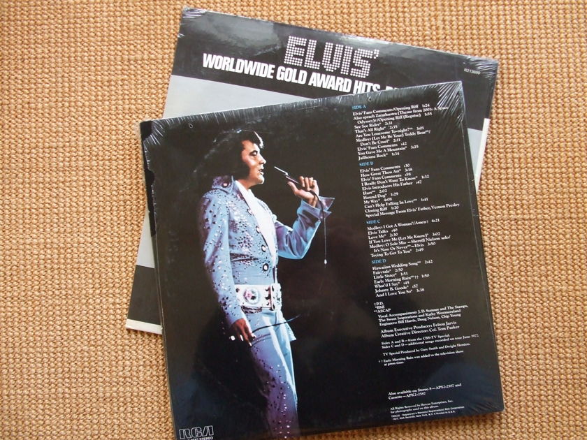 Elvis Presley - 2 Sealed LP's Elvis in Concert & Gold Awards