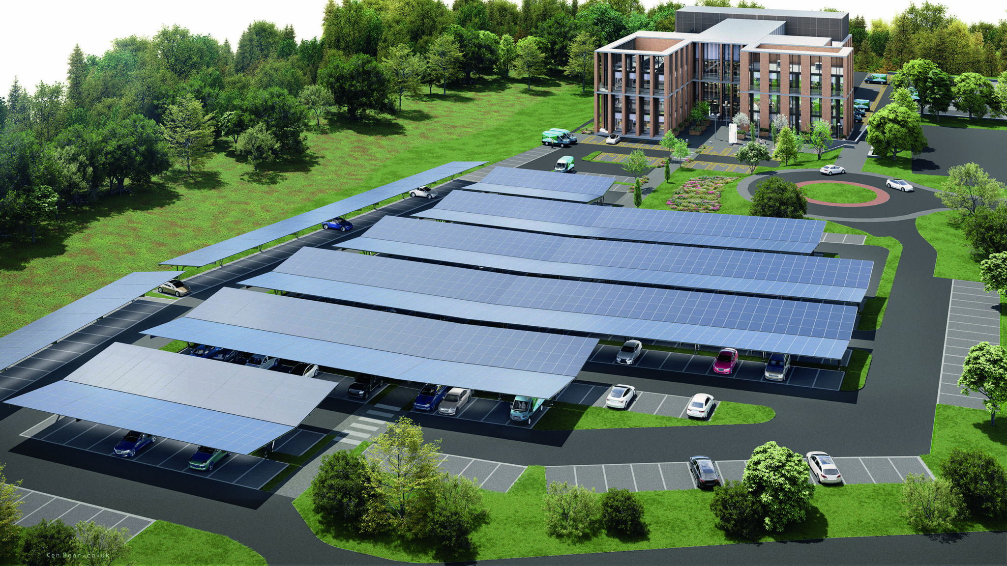 OCS to Deliver £2.4m Solar Carport at Scottish Water’s Head Office