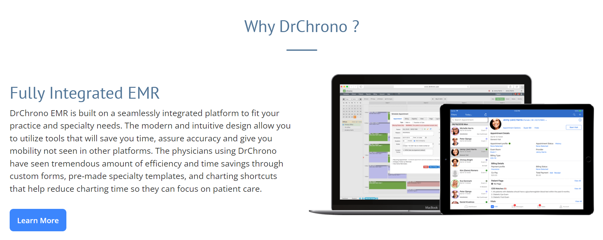 DrChrono product / service