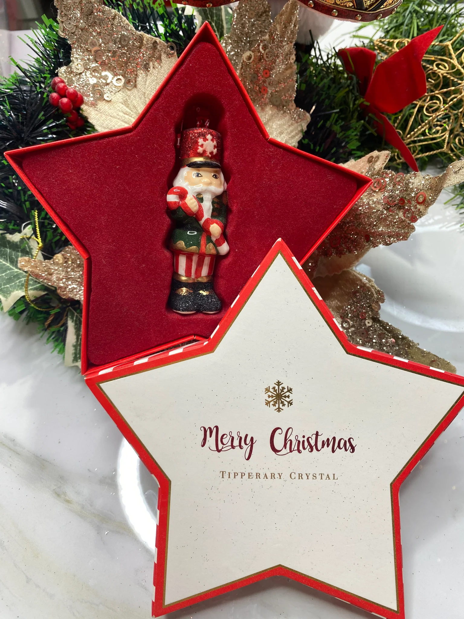 Nutcracker Tipperary Crystal Hanging Ornament - Image 3