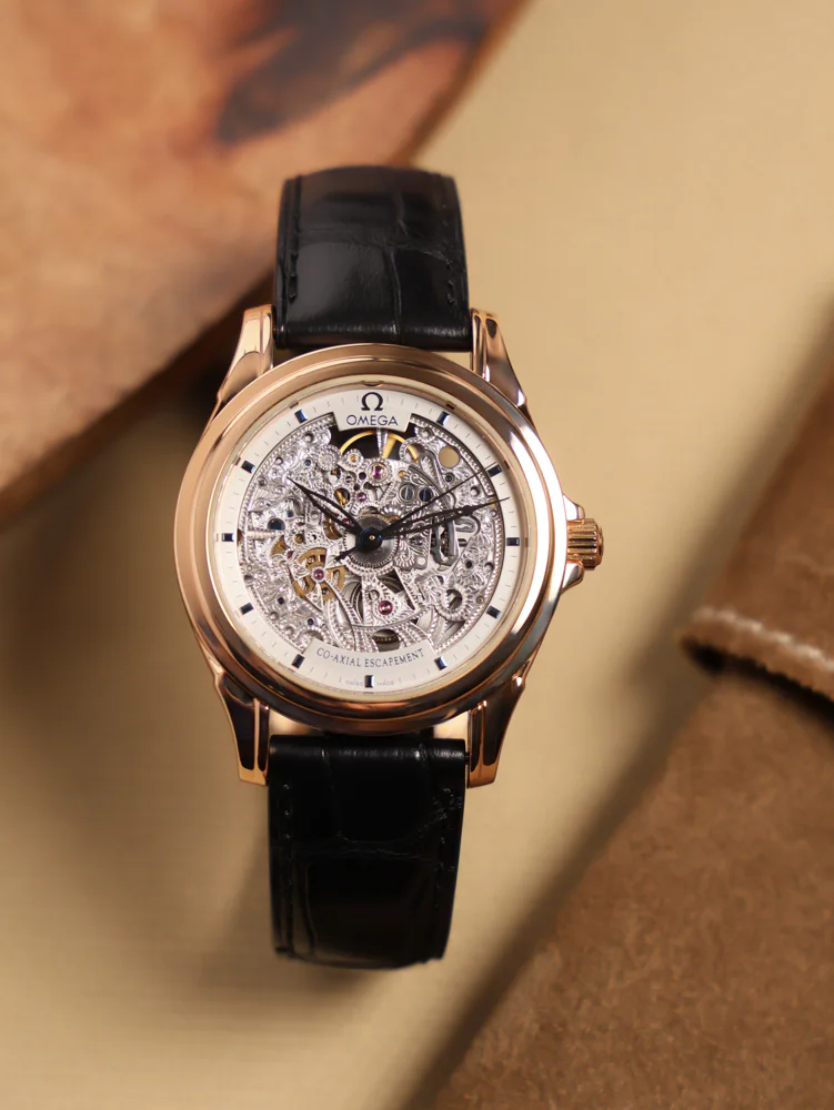 Omega SPECIALITIES Skeleton 5932.30.23  37.5mm Red Gold Limited Edition of 33pcs