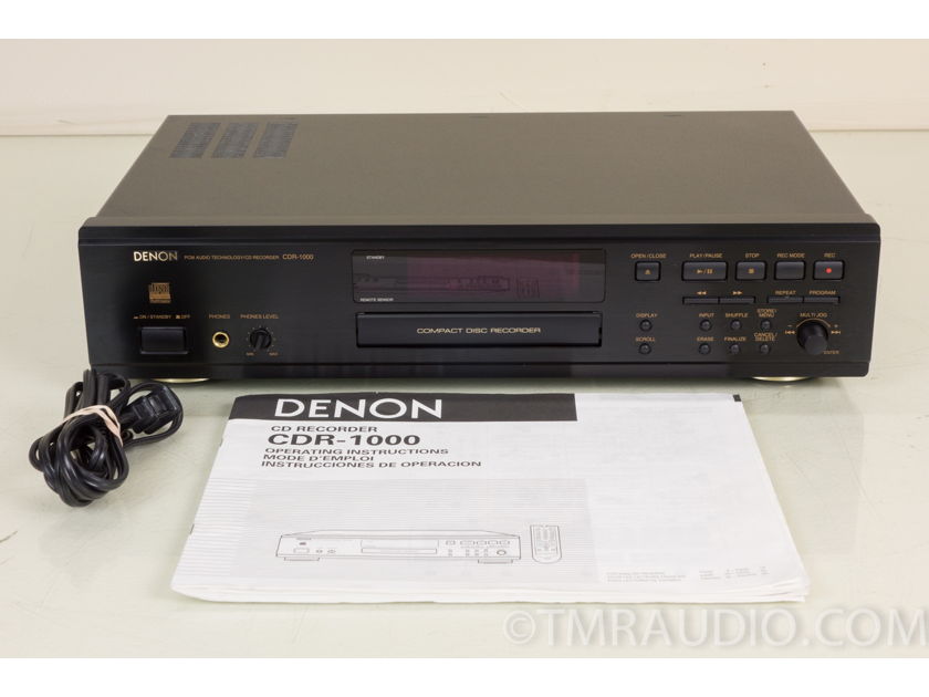 Denon CDR-1000 24 bit CD Player/Recorder