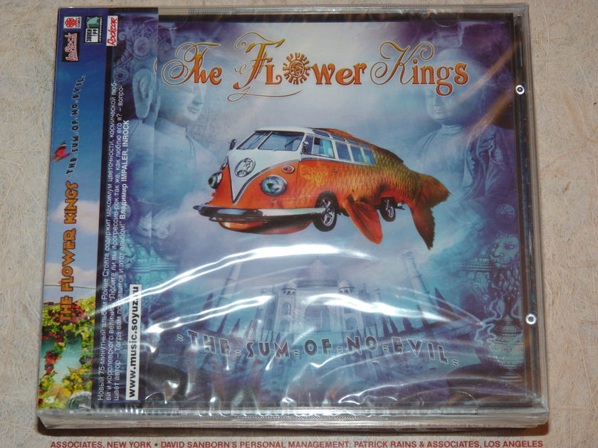 The Flower Kings - The Sum of No Evil NEW CD Sealed Russian Edition