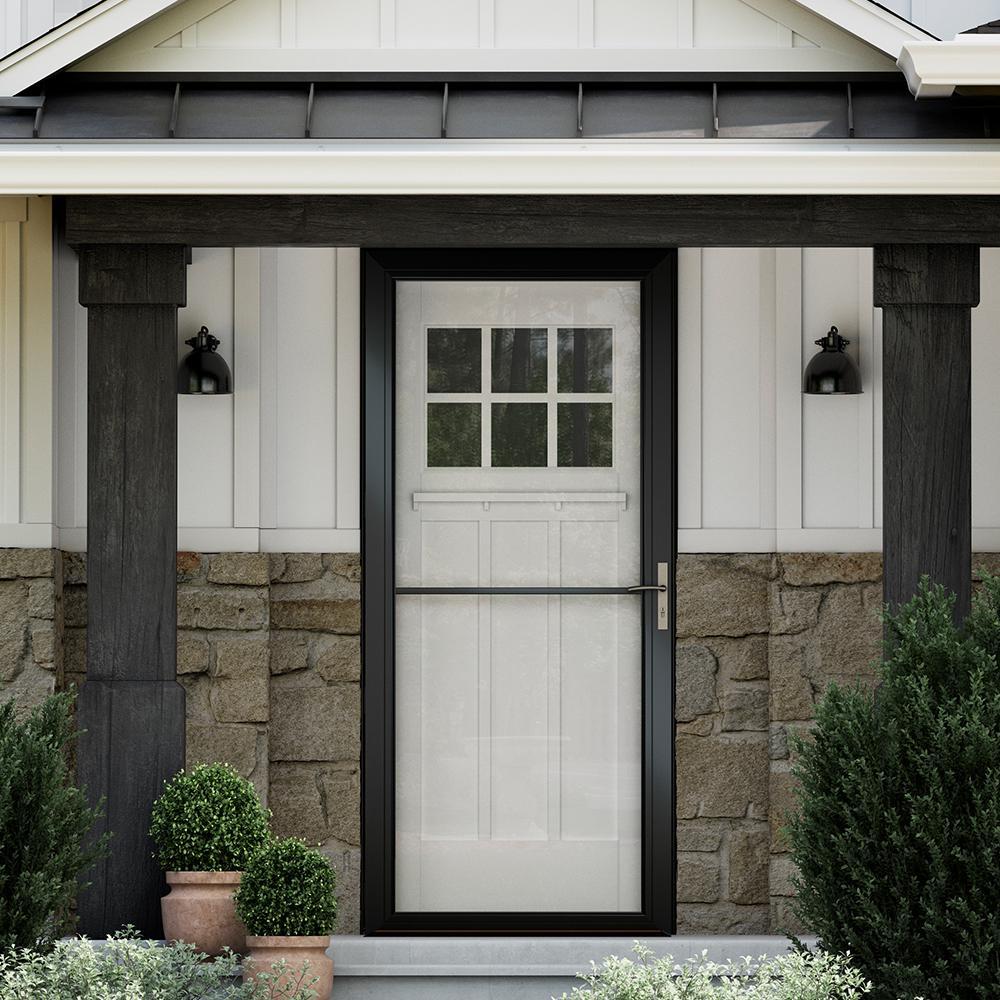 Andersen 3000 Series Full View Retractable Screen Storm Door vs ...