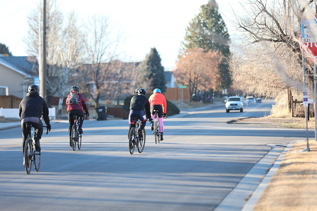 James lawrence biking down road