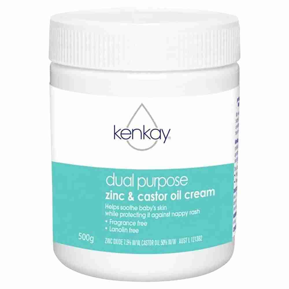 Kenkay Dual Purpose Zinc & Castor Oil Cream Jar 500G