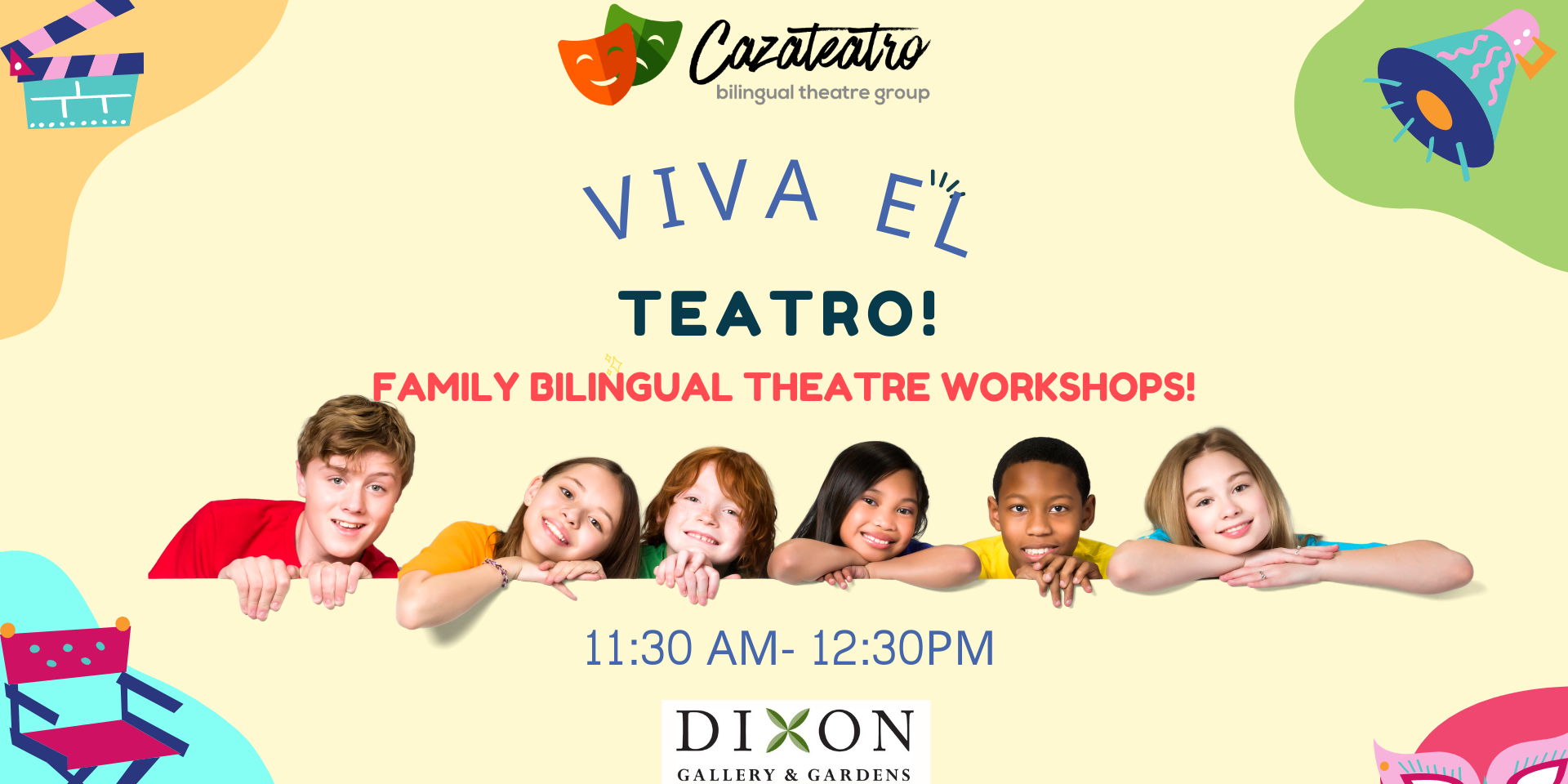 ¡VIVA EL TEATRO! Bilingual Theatre Workshops promotional image