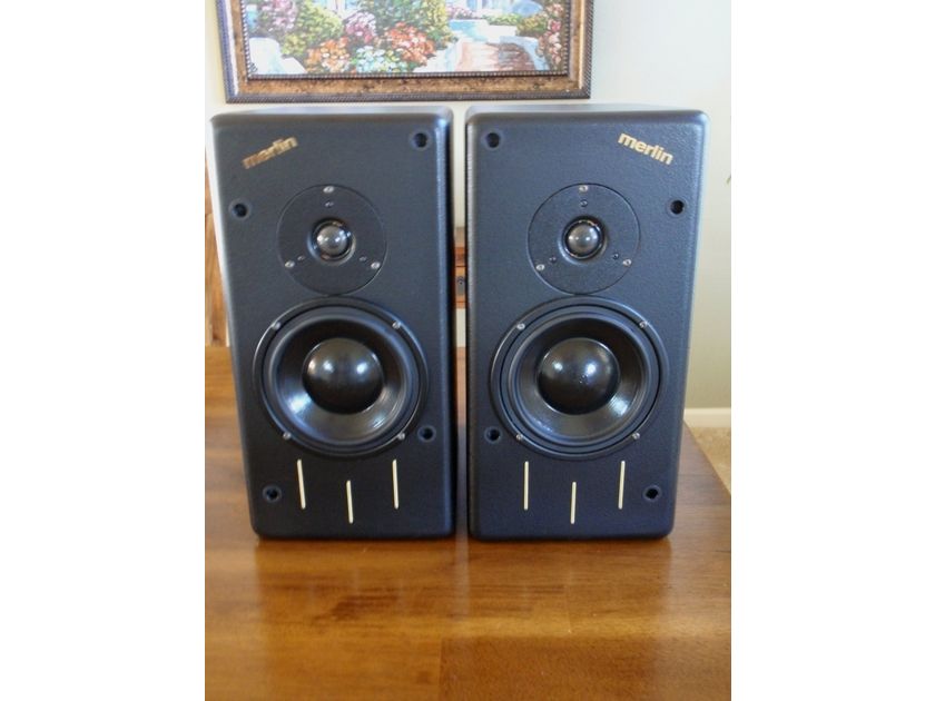 PRICED TO MOVE Merlin TSM-MMM Black Magic With Revel M22 speaker stands