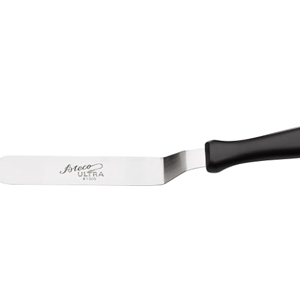 Ateco Ultra Offset Spatula with 4.25" x 0.75" Stainless Steel Blade, 4½", Silver