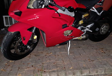 2019 DUCATI PANIGALE V4 motorcycle for rent near Jacksonville, FL