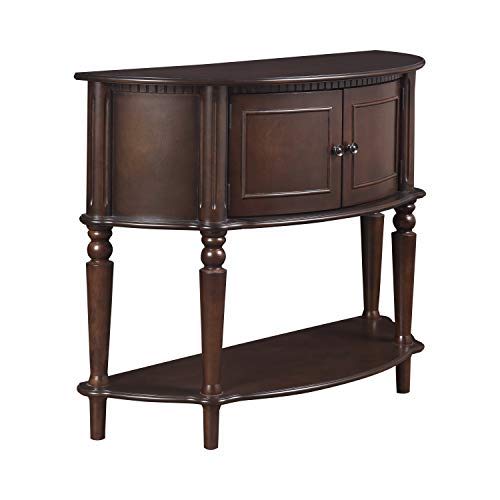Sauder Console Table vs Entry Table with Curved Front and Inlay Shelf