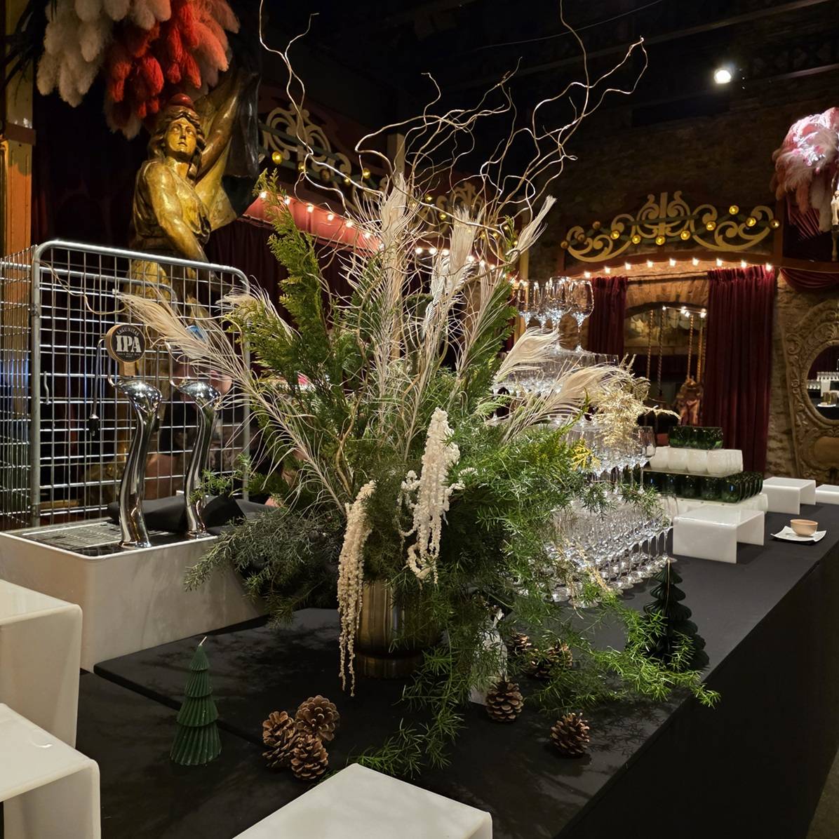 Bouquet aquarium jaune pavot