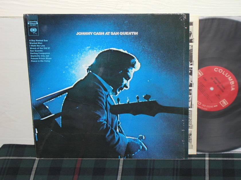 Johnny Cash At San Quentin - <360> 1st press still in shrink! Columbia CS 9827