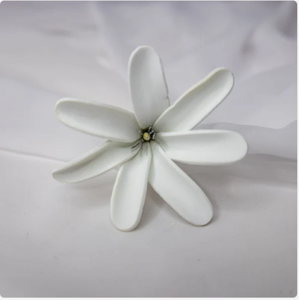 Tahitian Gardenia Flowerhead (6 Pack) - Realistic Artificial Flowers