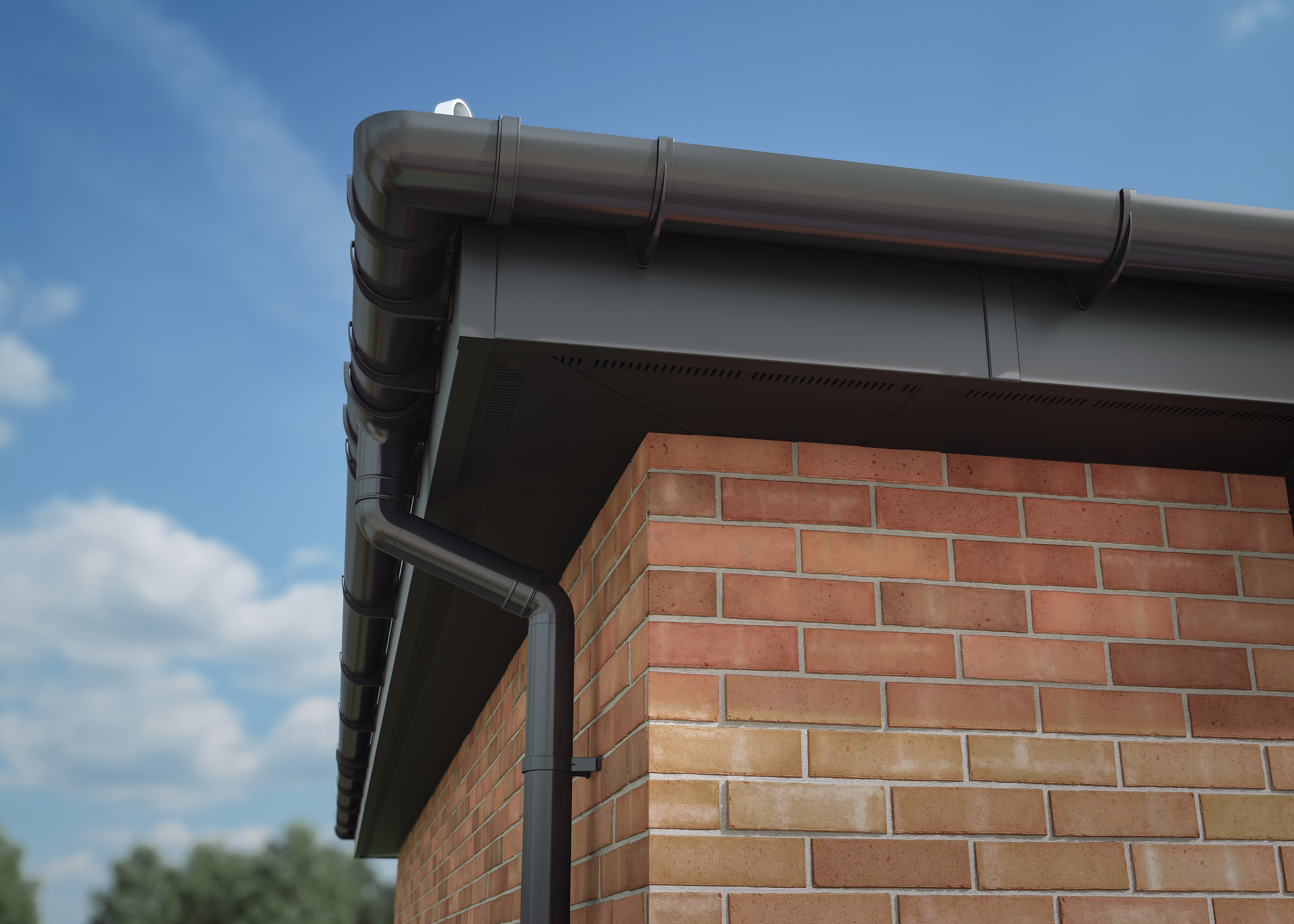 Fascia Soffit Gutter Downpipe Black Isle Of Wight