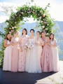 Bridesmaids At Wedding Alter with REFINED x Caroline Tran Presets