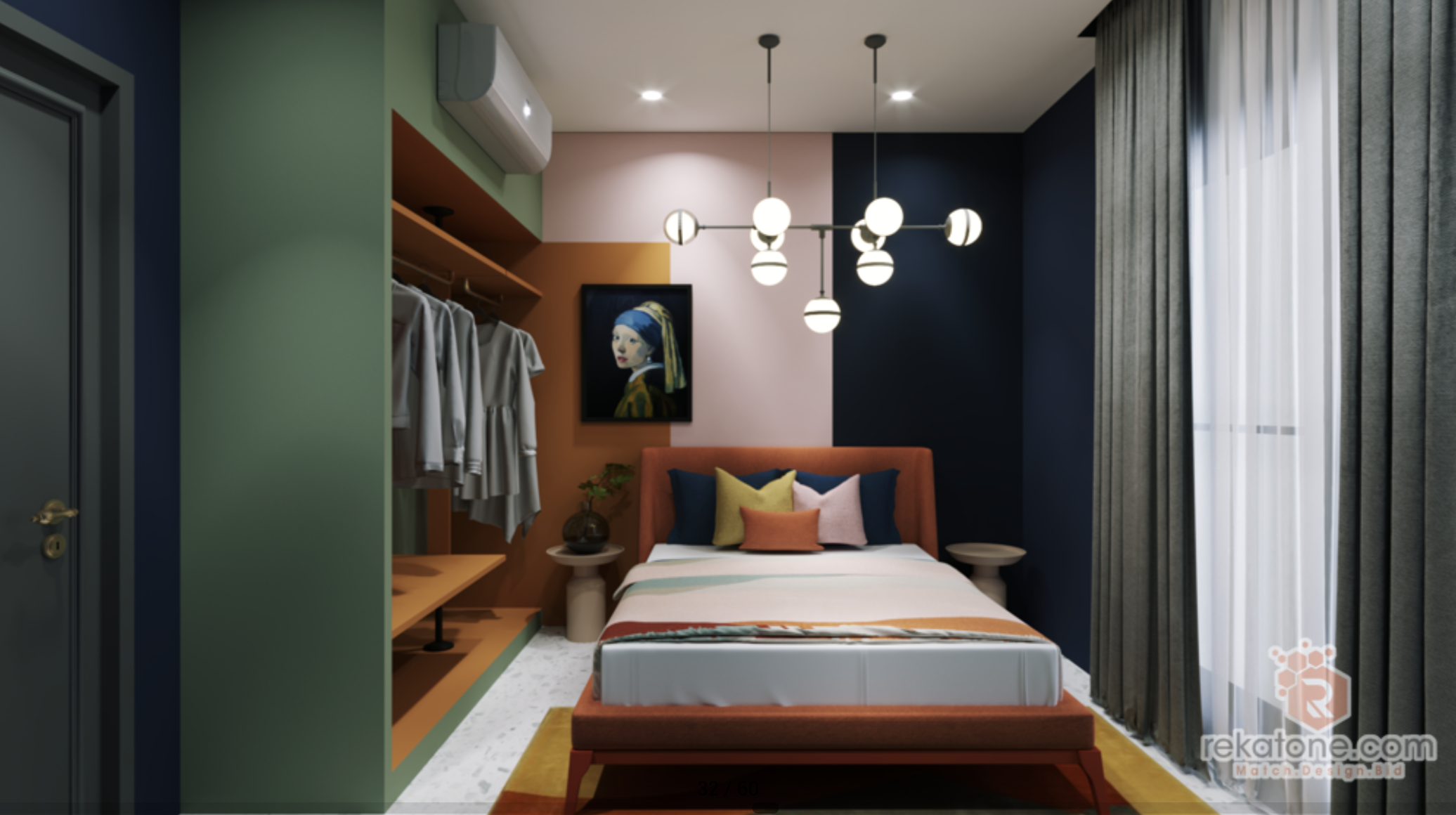 pop bedroom design