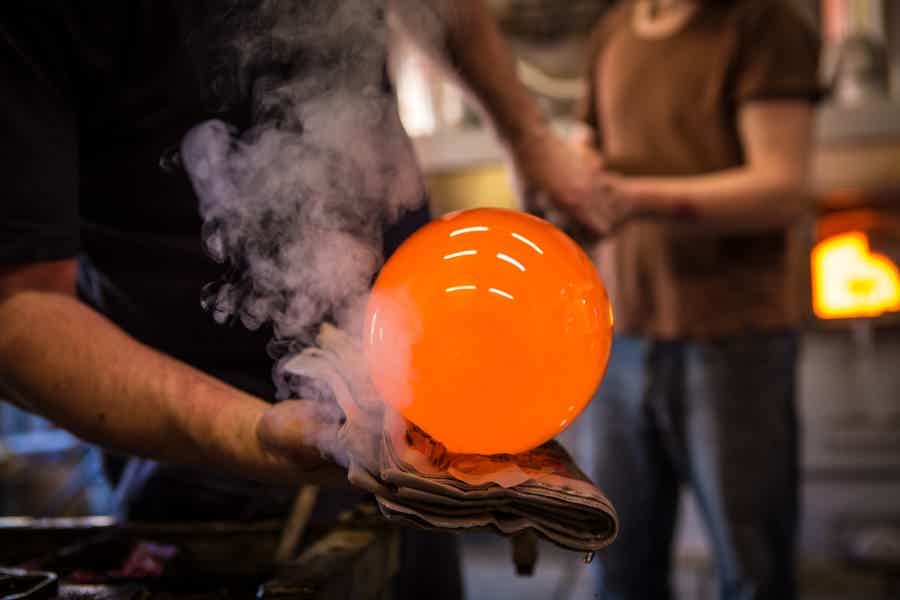 Bohemian Glass blowing in Prague - photo 2