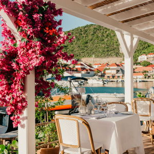Dinner at Bagatelle, St. Barth