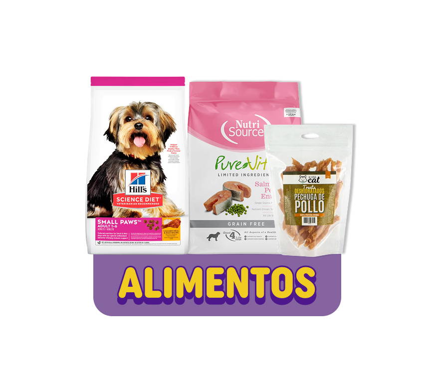 alimentos para mascotas