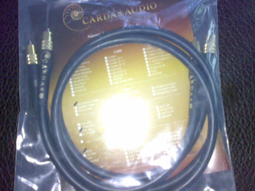 Cardas  Golden reference 1m RCA pair used