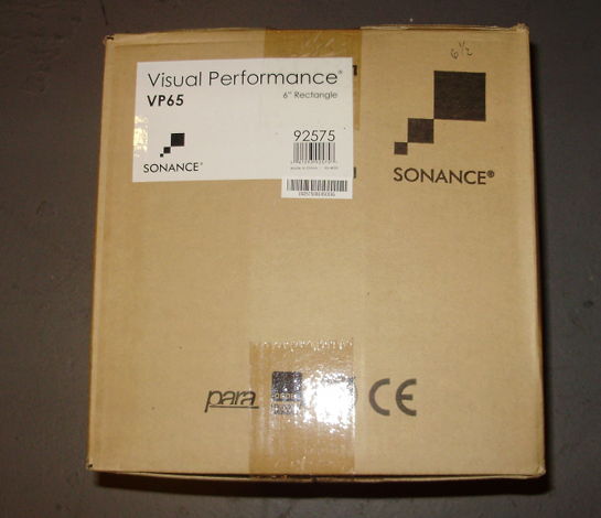 SONANCE VISUAL PERFORMANCE VP65 Brand New,Killer speakers