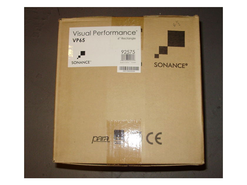 SONANCE VISUAL PERFORMANCE VP65 Brand New,Killer speakers