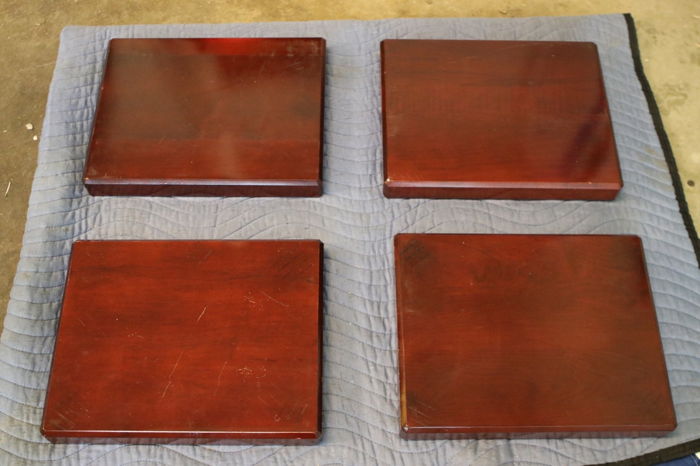 Mapleshade 15" x 12" Maple Platforms in Deep Rosewood F...