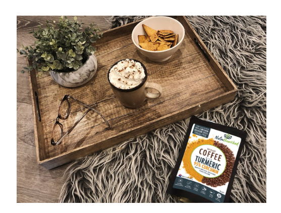 Instant Coffee with 95% Pure Organic Curcumin Turmeric Extract Powder 1000mg - Image 3