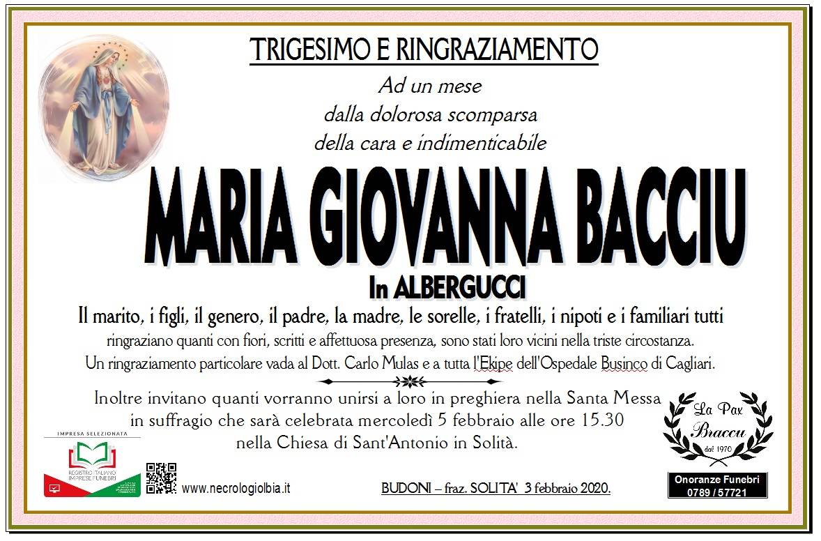 Maria Giovanna Bacciu