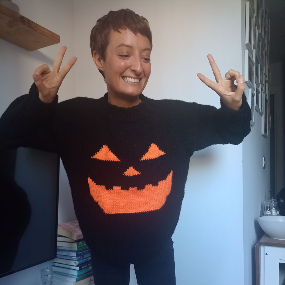 The pumpkin jumper - knitting pattern