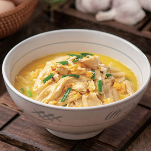 Image 51: Beancurd Skin with Eggs 鲜腐皮焖鸡蛋
