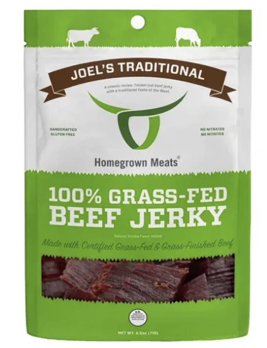 Joel Traditional Grass Fed Beef Jerky
