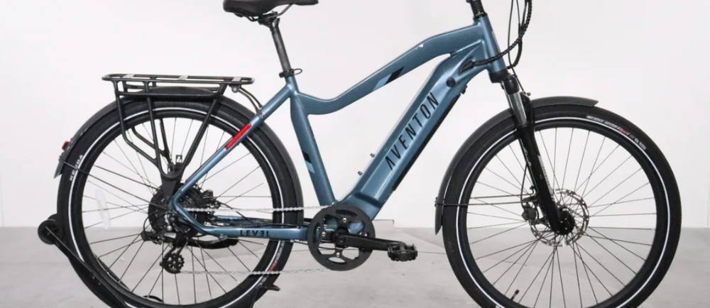an Aventon Level.2 electric city bike