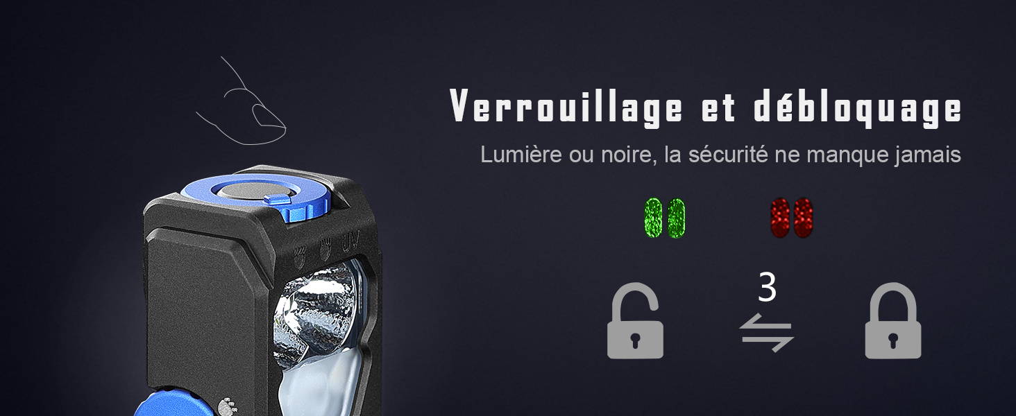 IMALENT LD35 Lampe de poche rechargeable EDC